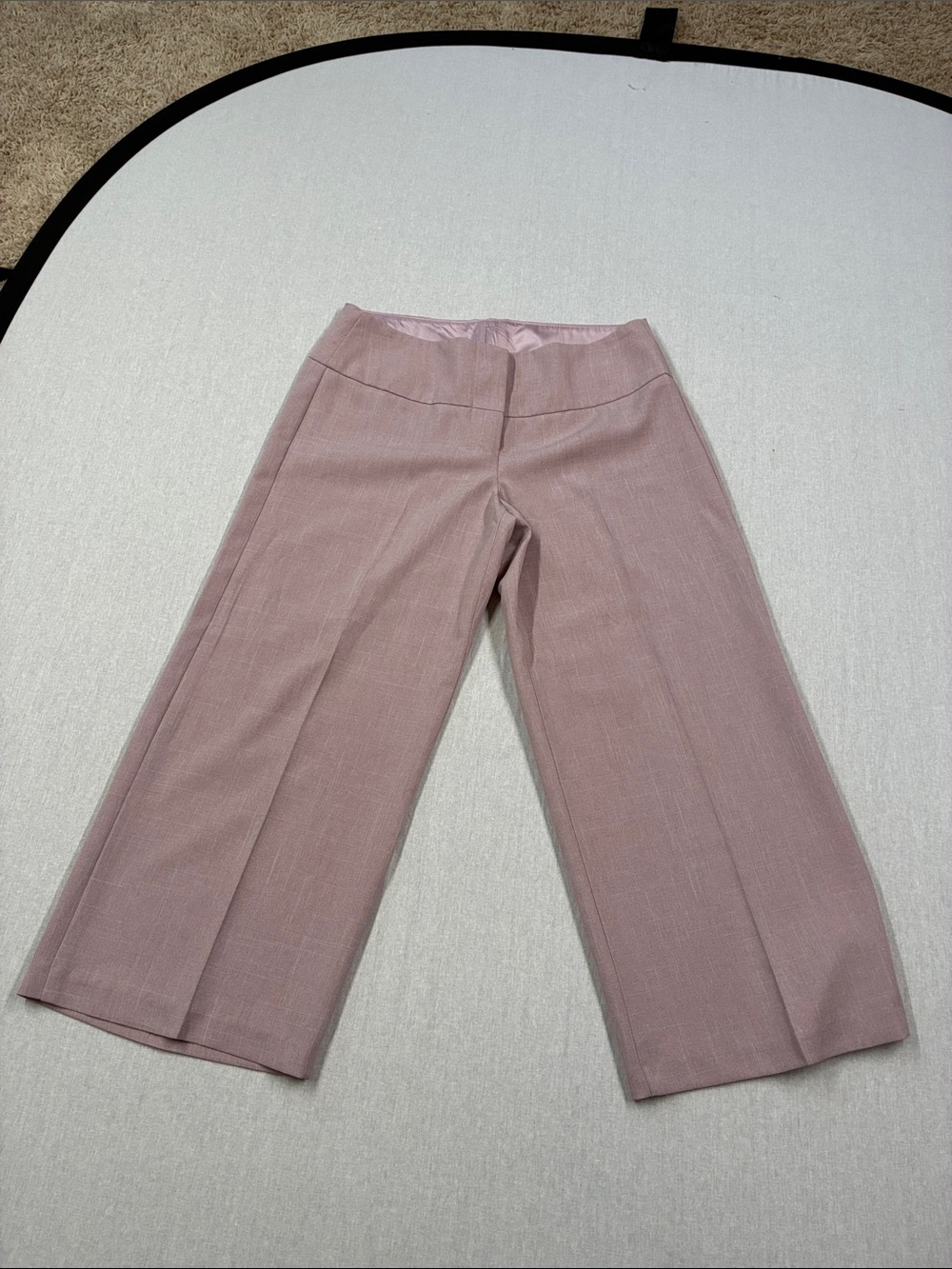 Capri dress pants, light purple